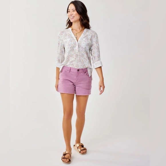 Carve Designs Oahu Corduroy Cutoff Shorts 12 Orchid Relaxed Fit Summer Outdoor - Picture 1 of 7